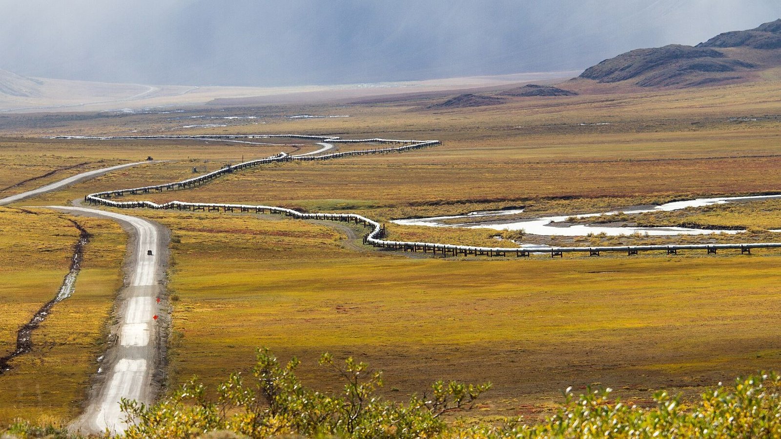 Disabled truck closed Dalton Highway in both directions near Gobblers Knob Saturday
