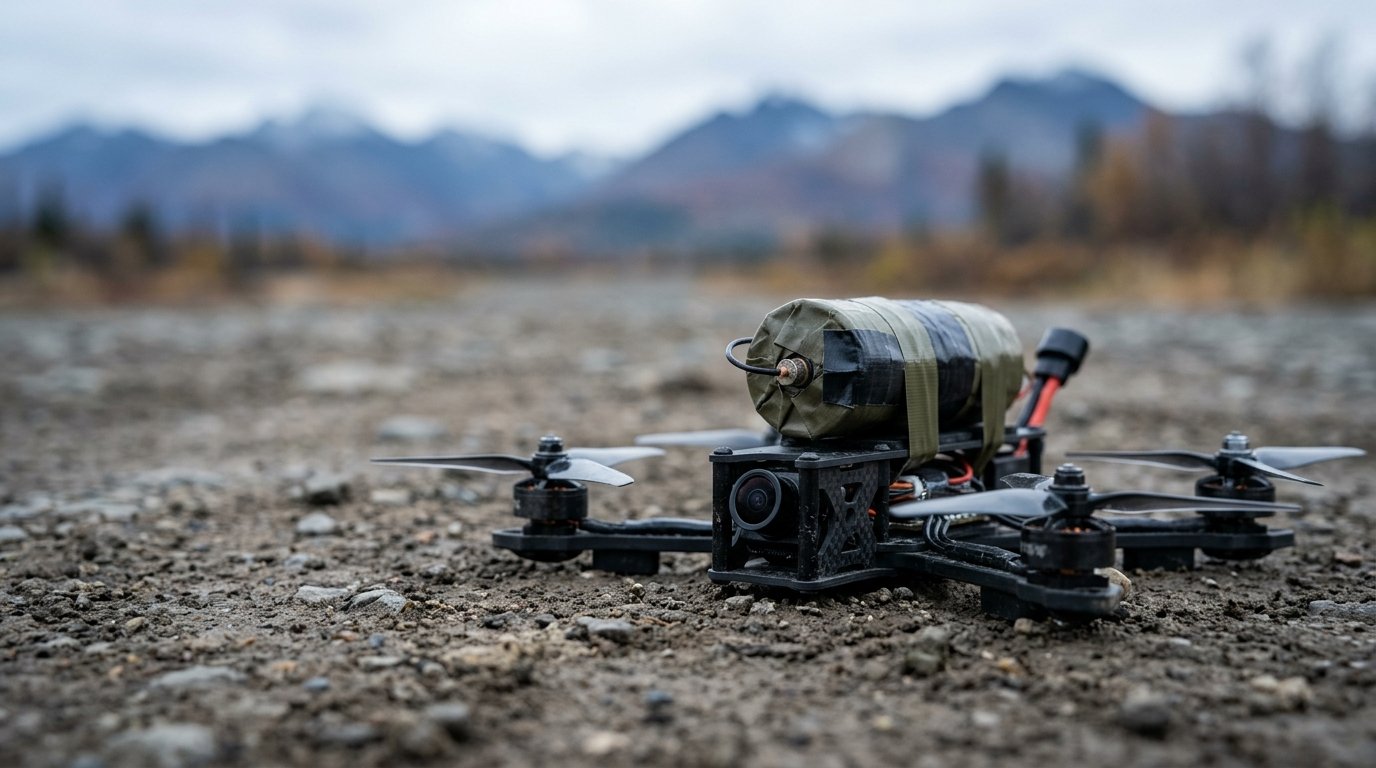 Paratroopers carry out the first armed drone strike on JBER's Richardson Training Area