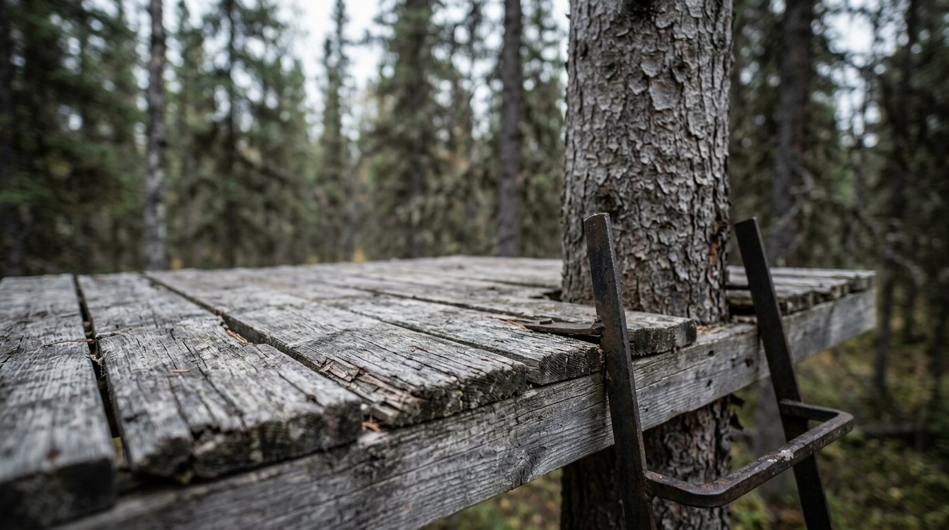 A teen moose hunter was flown to a hospital after a tree stand fall near Fairbanks