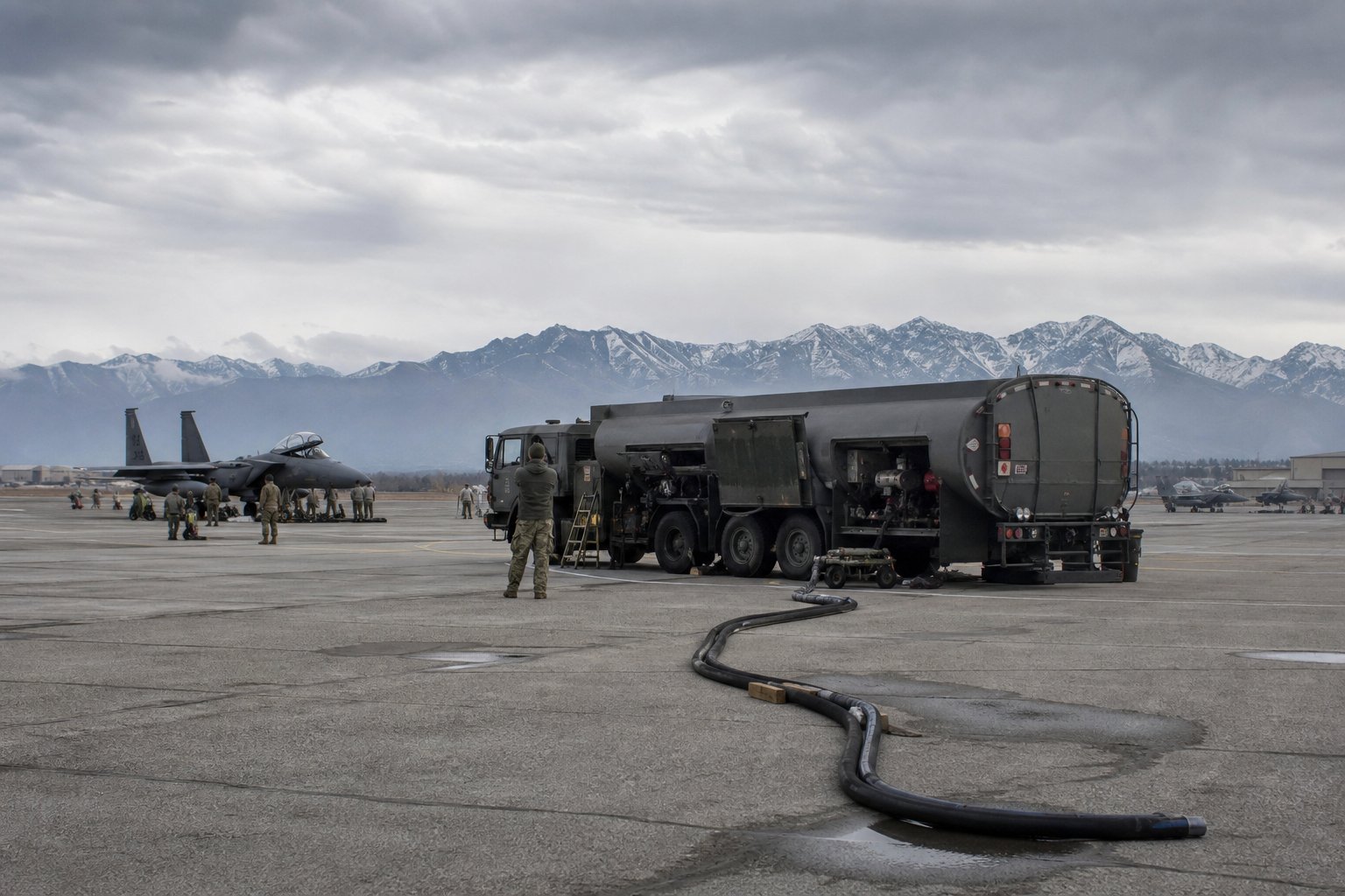 Engine failure sidelines a JBER flightline refueler; replacement quotes close Sept. 24