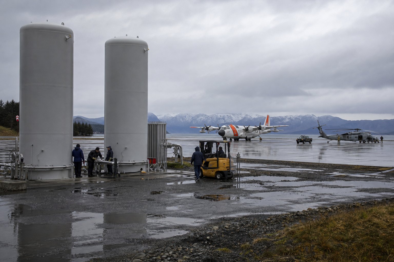 Coast Guard awarded $218,718 for two liquid oxygen tanks at Air Station Kodiak