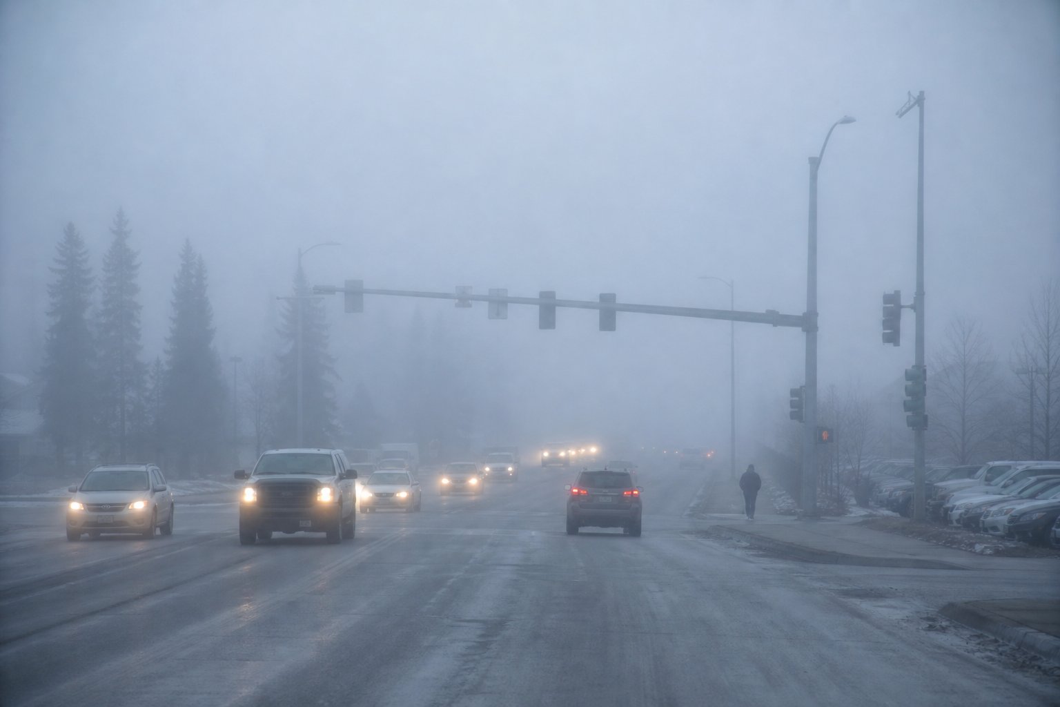 Fairbanks dense fog advisory expired at noon after visibility fell to 100 yards
