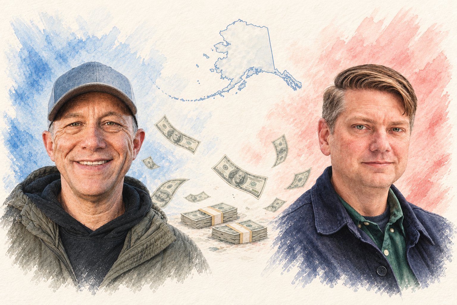 Outside spending in Alaska's U.S. House race runs nearly 2 to 1 in Hill's favor