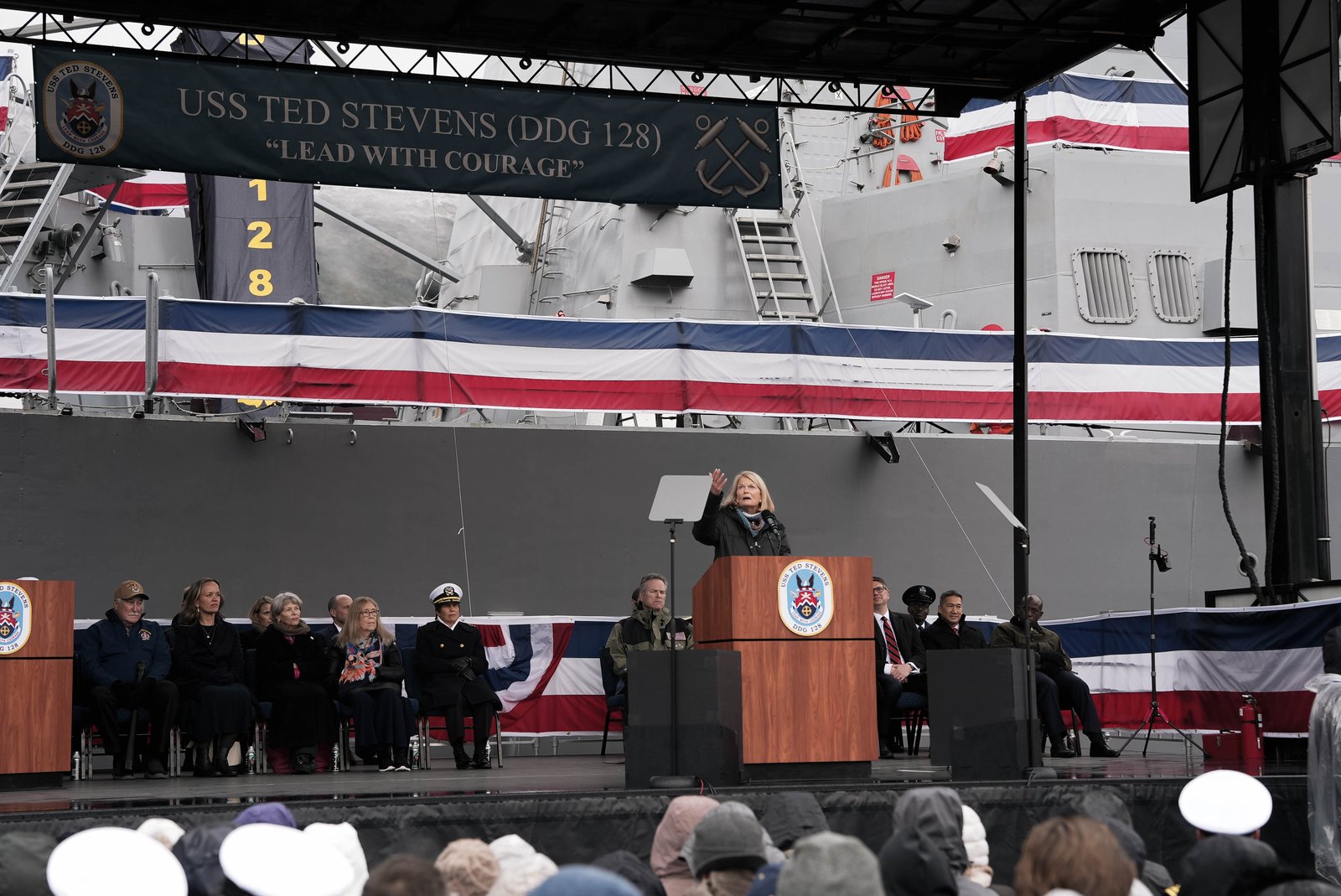 USS Ted Stevens Commissioning Ceremony