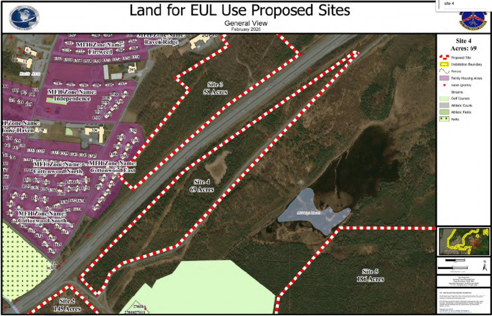 Proposed Land Use Sites Map