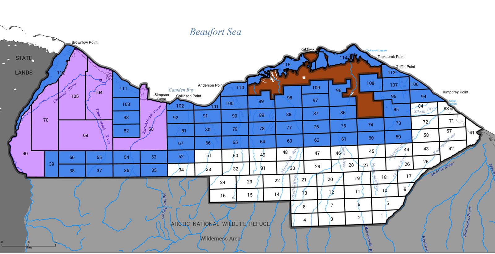 Arctic National Wildlife Refuge Lease Tracts