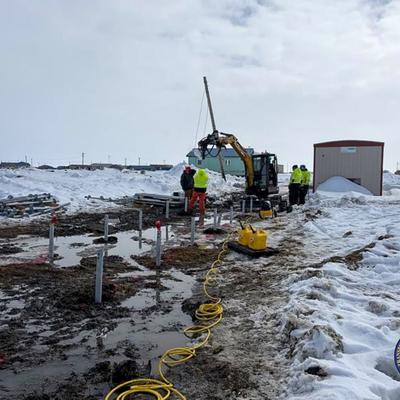 Kipnuk Foundation Work Amidst Spring Thaw