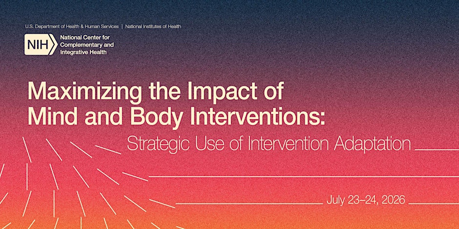 Adaptations of Mind and Body Interventions Workshop