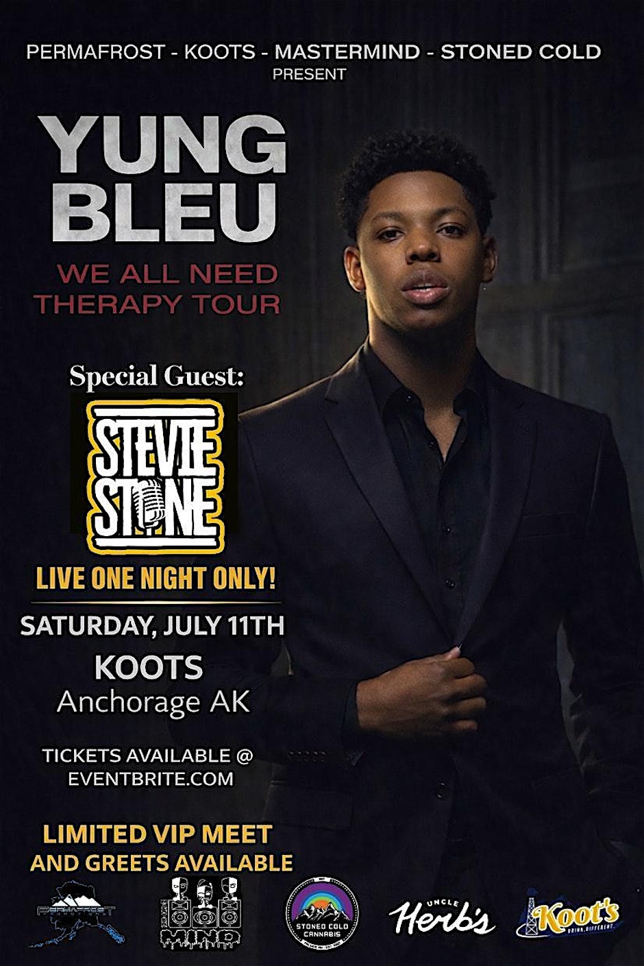 Yung Bleu & Stevie Stone - We All Need Therapy Tour at Chilkoot Charlie's