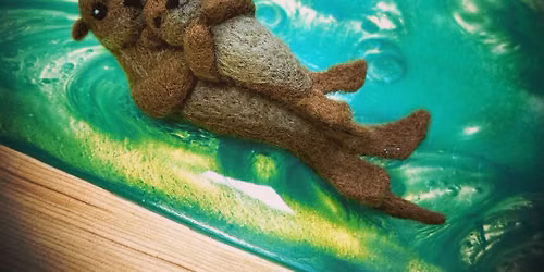 Needle Felted Otter Class for Beginners