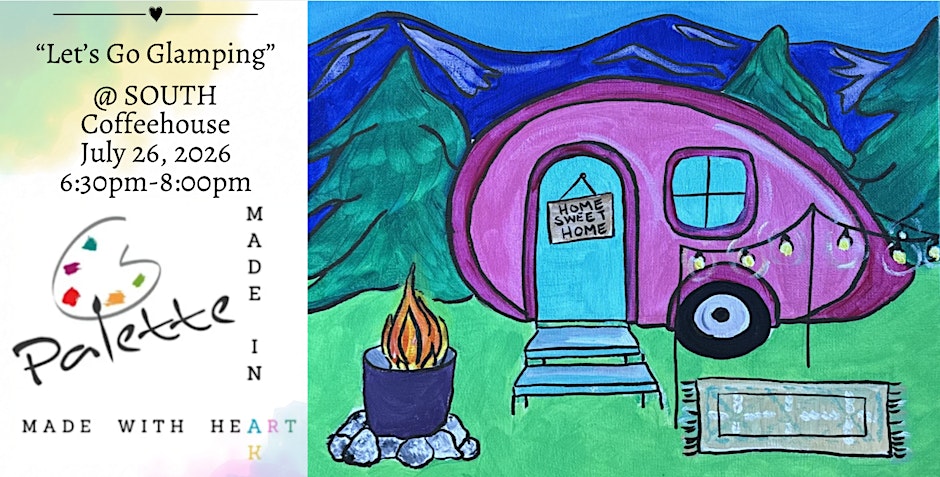 Palette Paint Experience - Let's Go Glamping