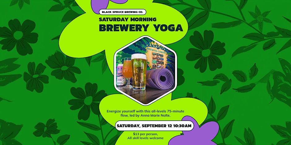 75-Minute Yoga Flow with Anna Marie Nolte at Black Spruce Brewing Company