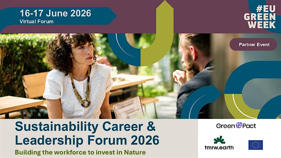 EU Green Week: Building and Growing a Career in Sustainability