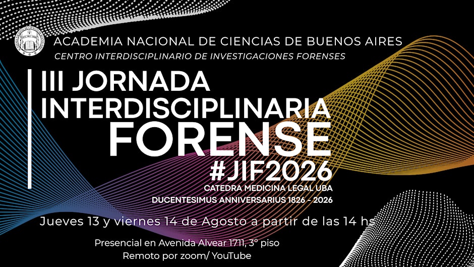 III Jornada Interdisciplinaria Forense 2026 - Day 2