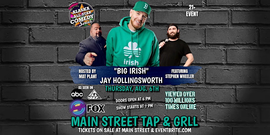 Big Irish Jay Hollingsworth - Power Plant Comedy